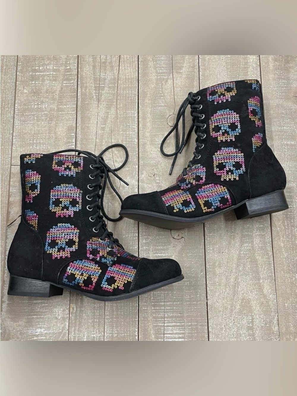 Iron Fist Sugar Hiccup Combat Boots